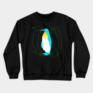 Emperor penguin Aptenodytes forsteri Crewneck Sweatshirt